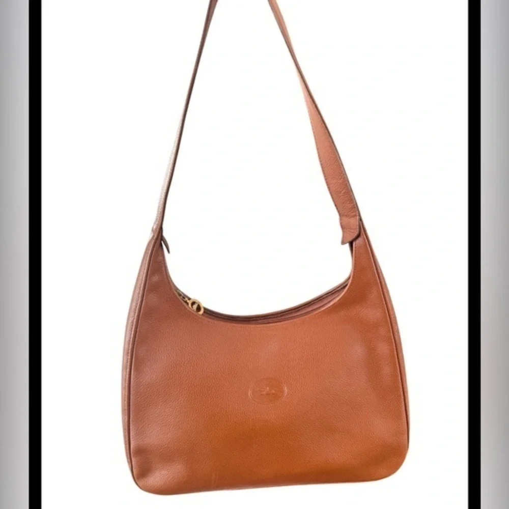 Longchamp leather shoulder bag